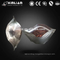 Stand up aluminum vacuum zipper pouch bag/ zip lock vacuum packaging bag